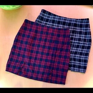 Plaid Mini Skirts (2)